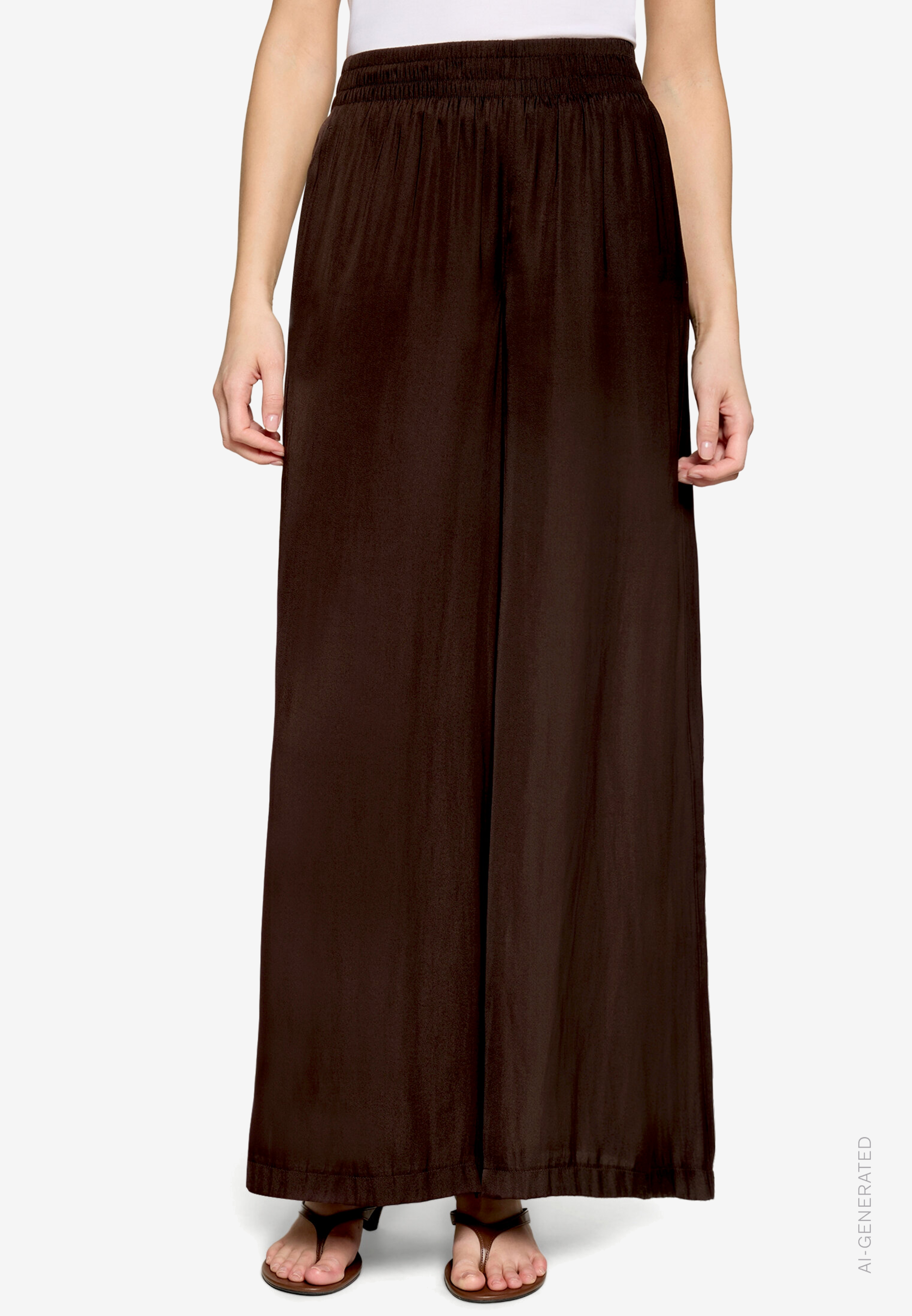 Palazzo-Hose mit elastischem Bund 32 Inch