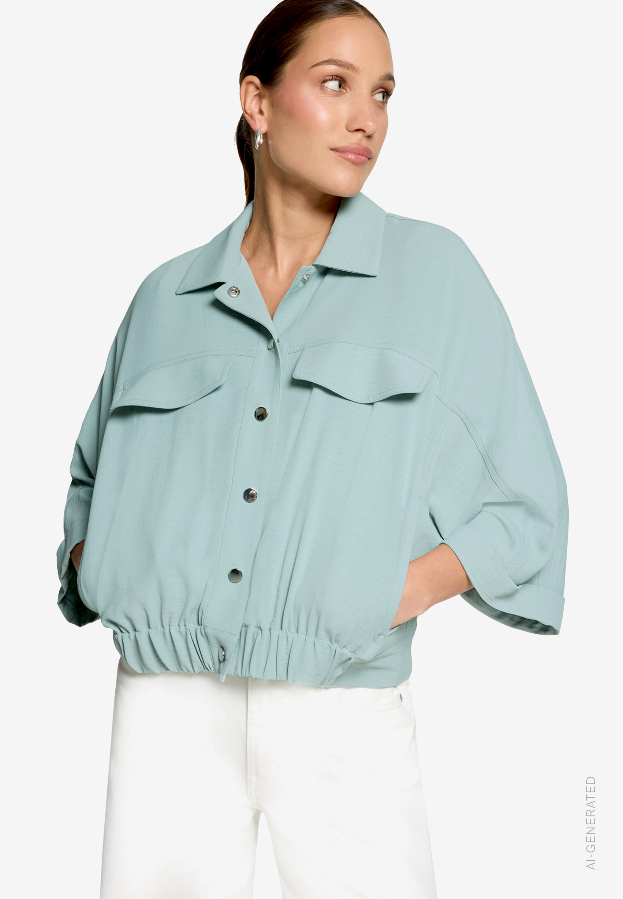 Blouson mit Knopfleiste