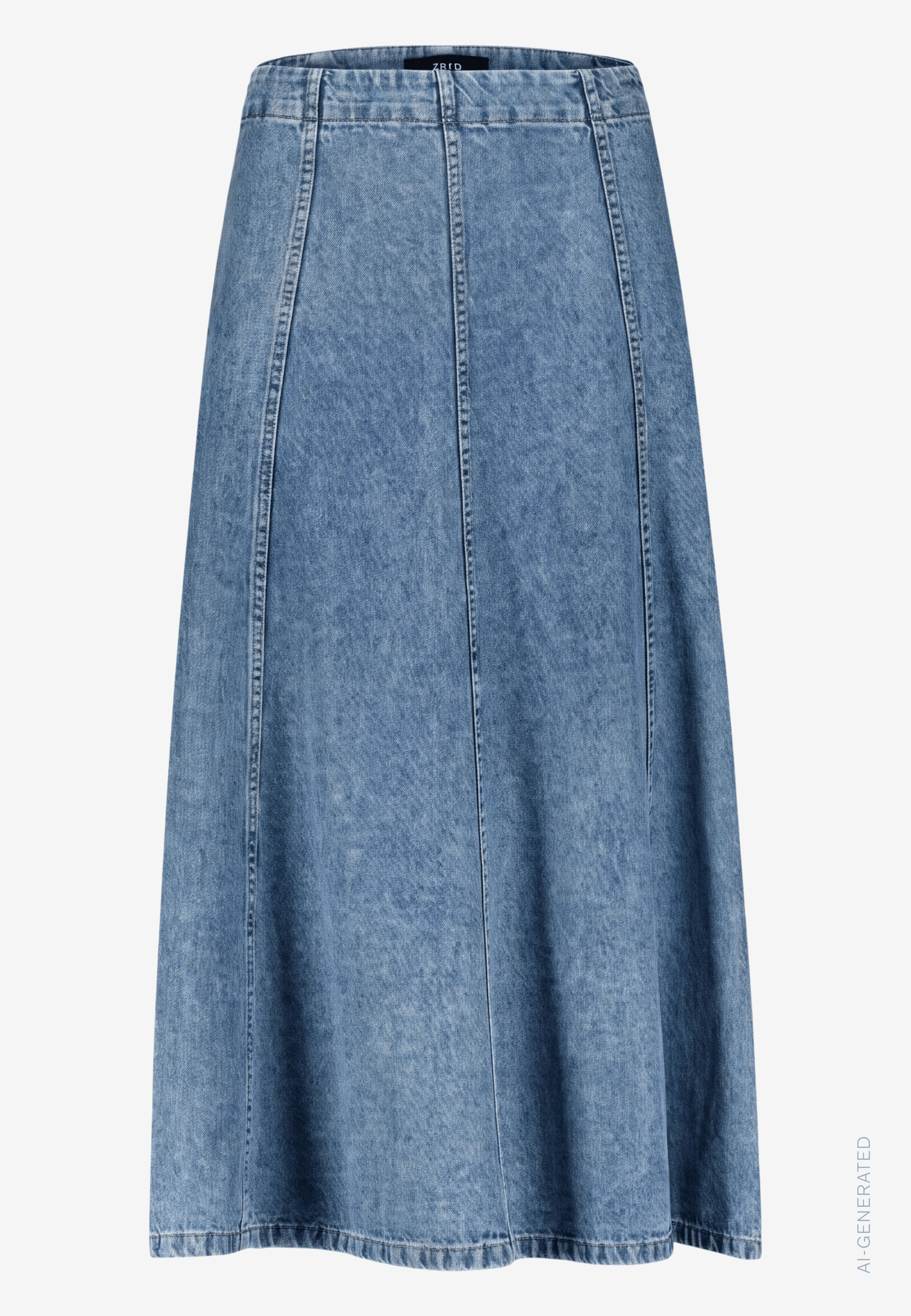 Jeansrock mit Reißverschluss