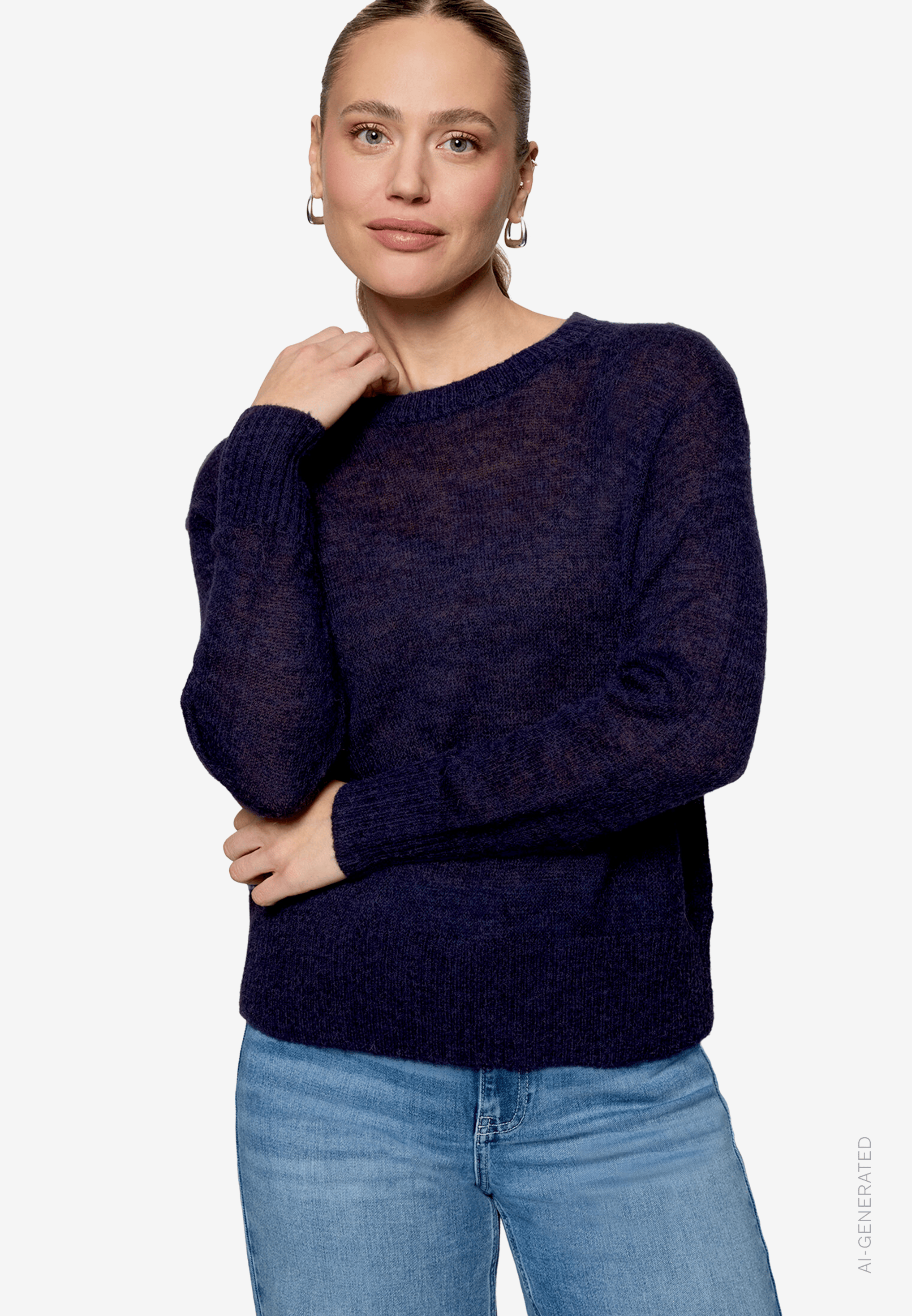 Pullover Mit Alpakawolle