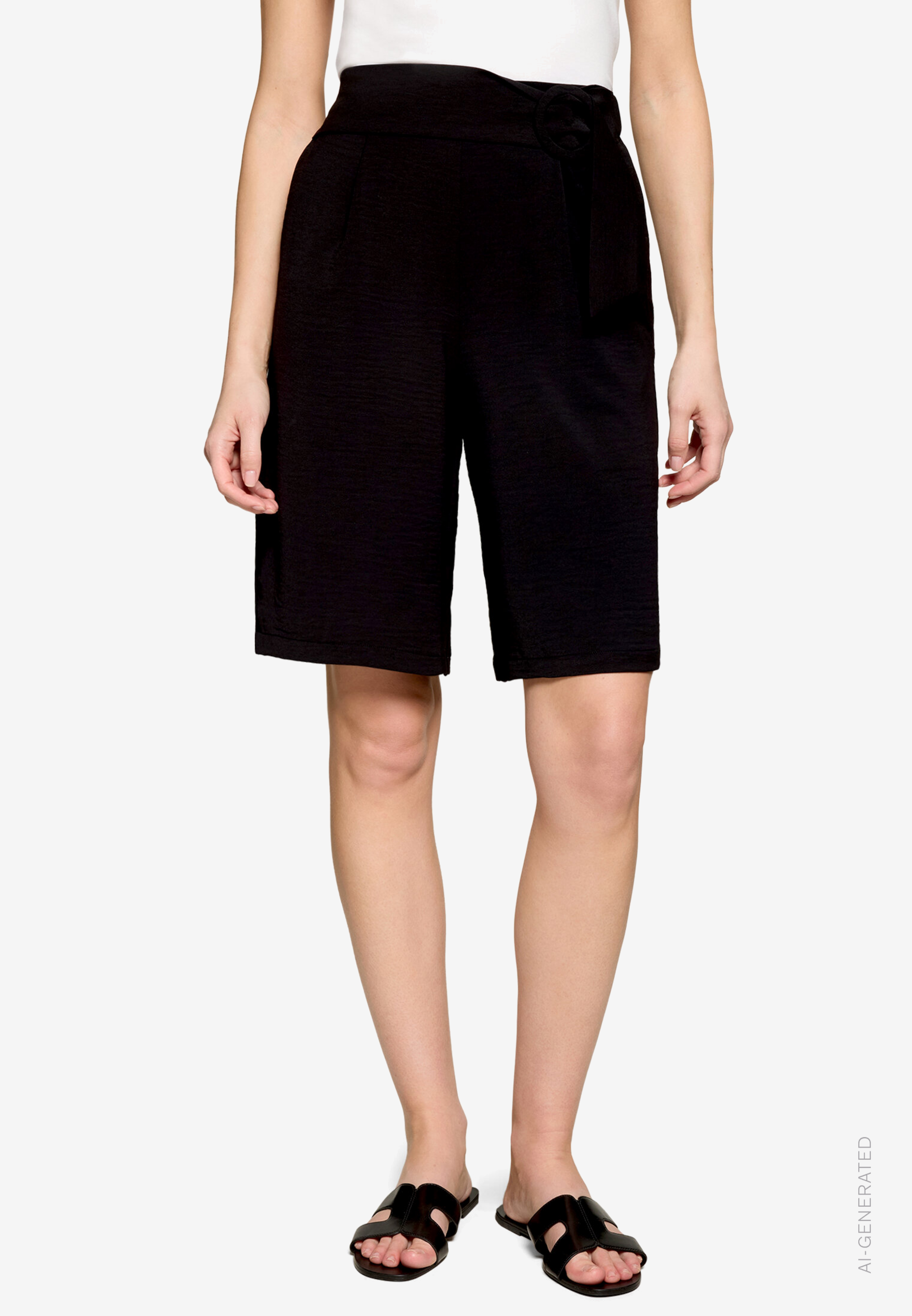 Bermuda-Shorts mit Gürtel