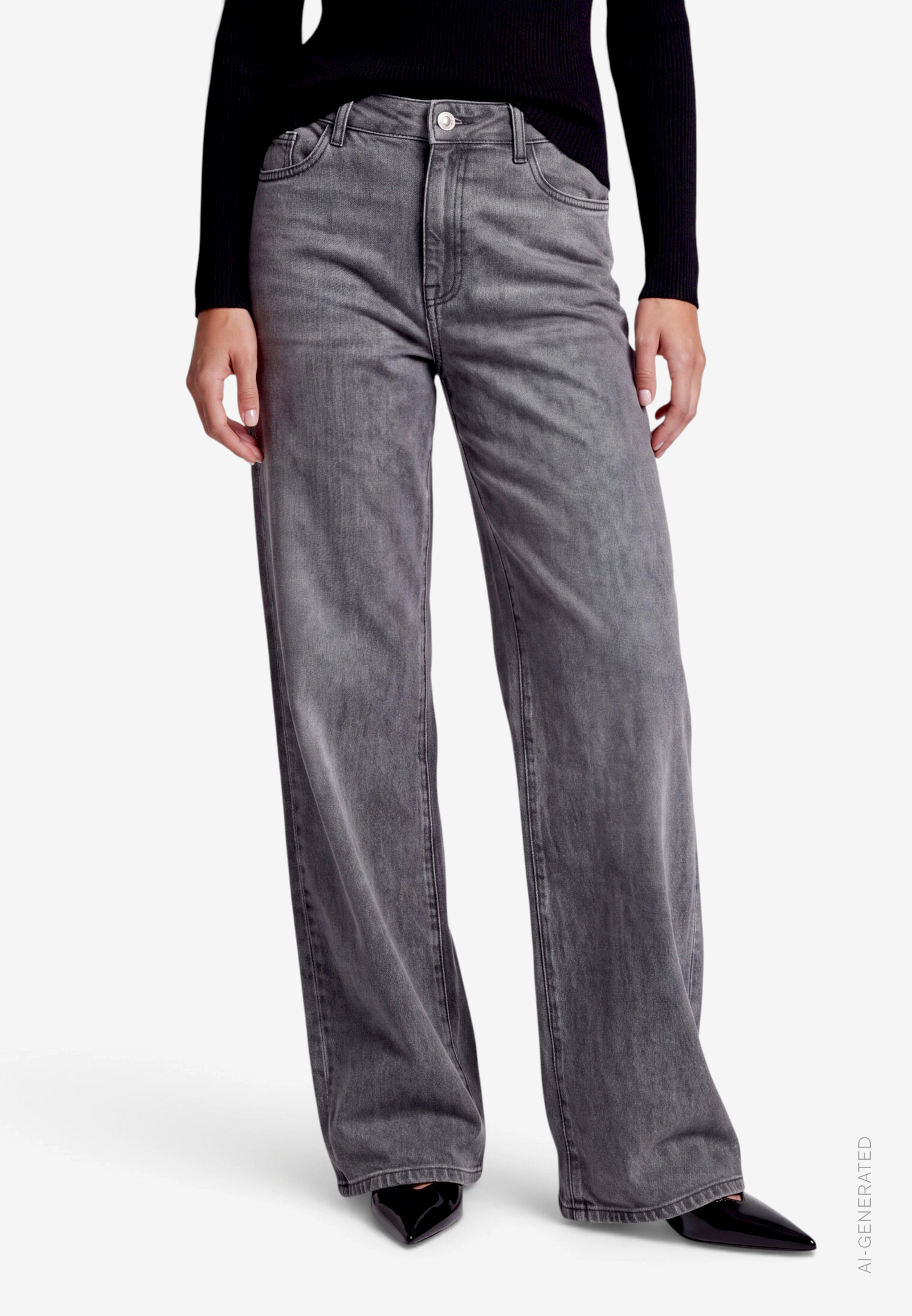 Damen Wideleg-Jeans Style Witney