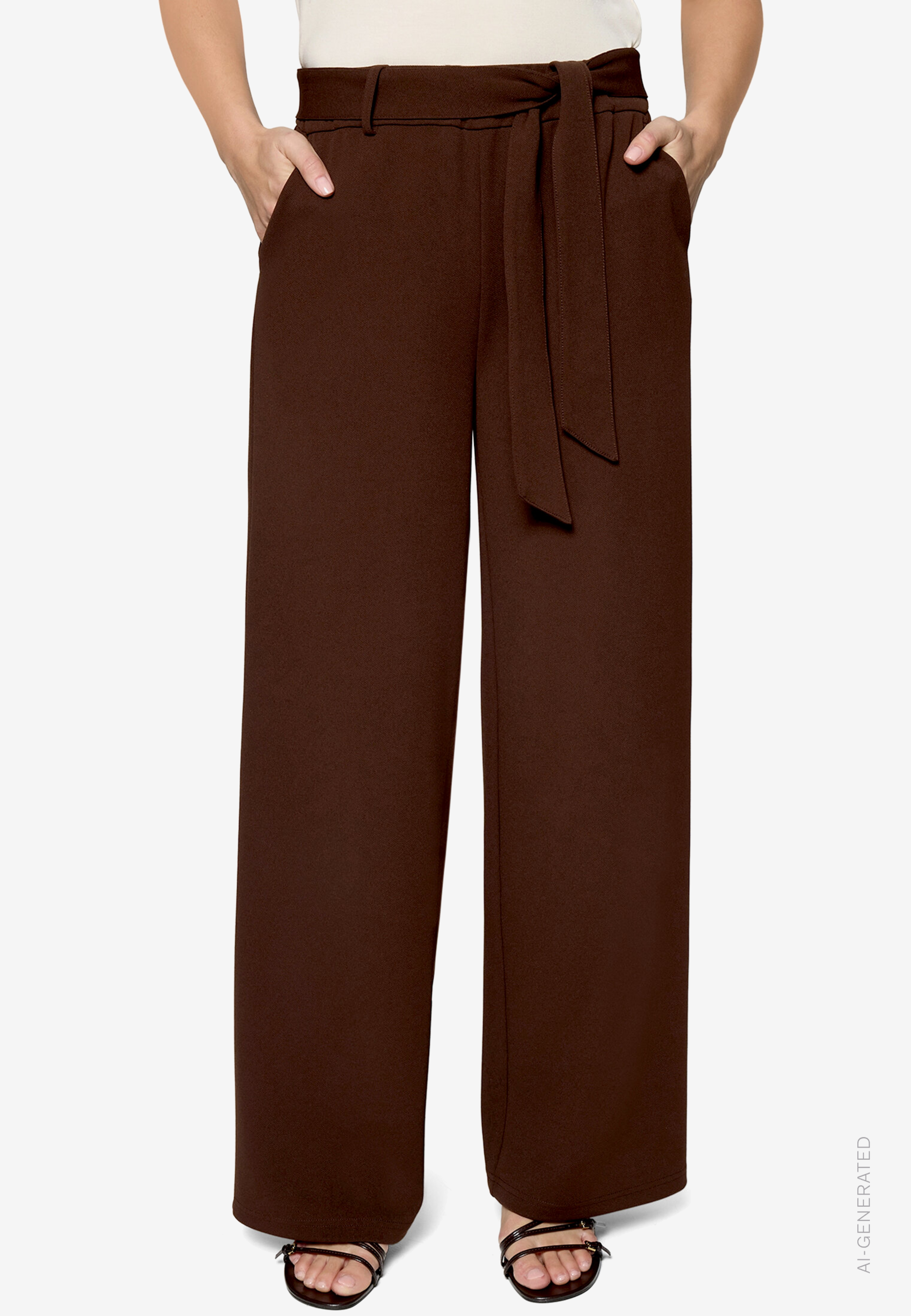 Hose mit Stoffgürtel
