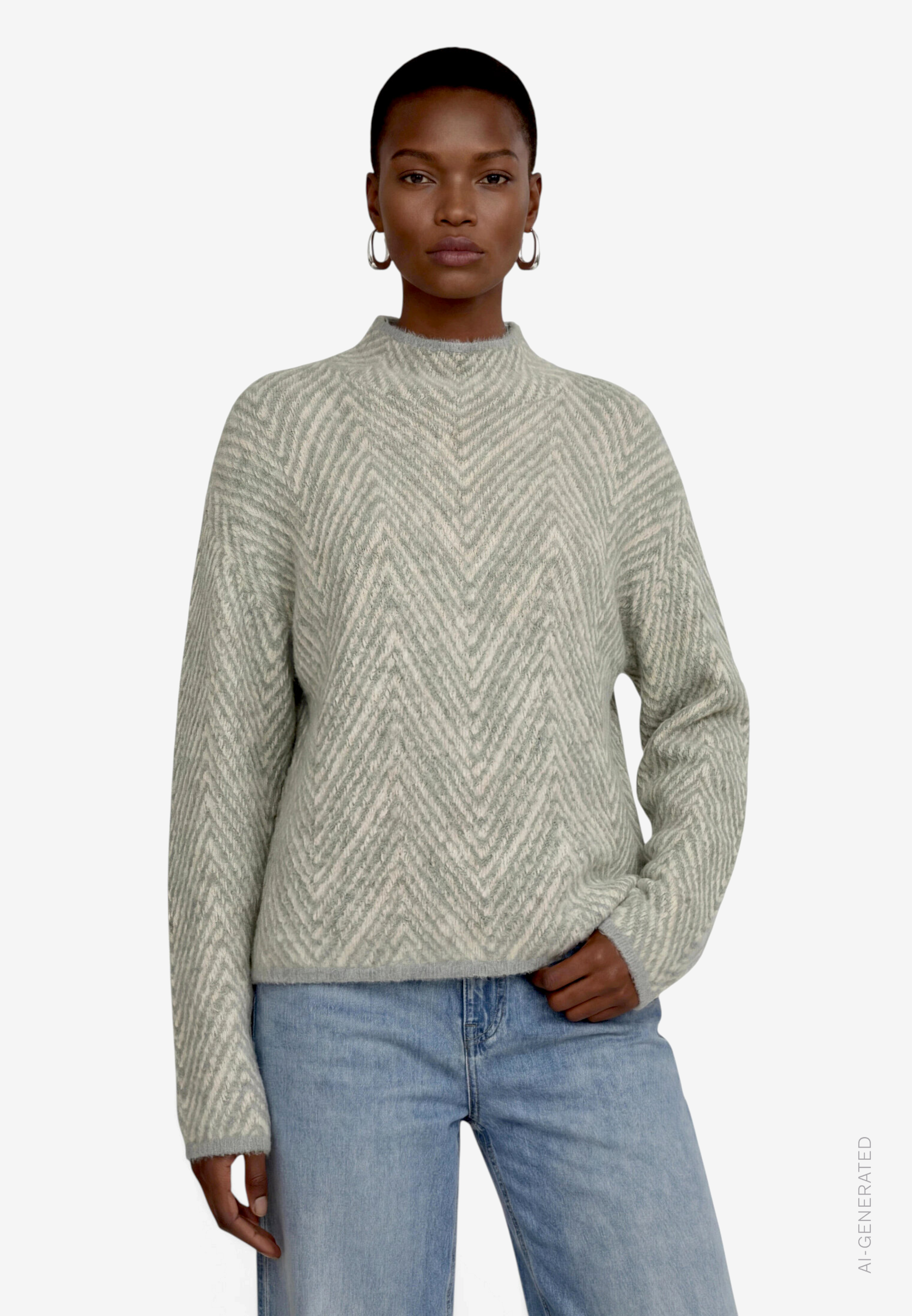 Strickpullover mit Muster