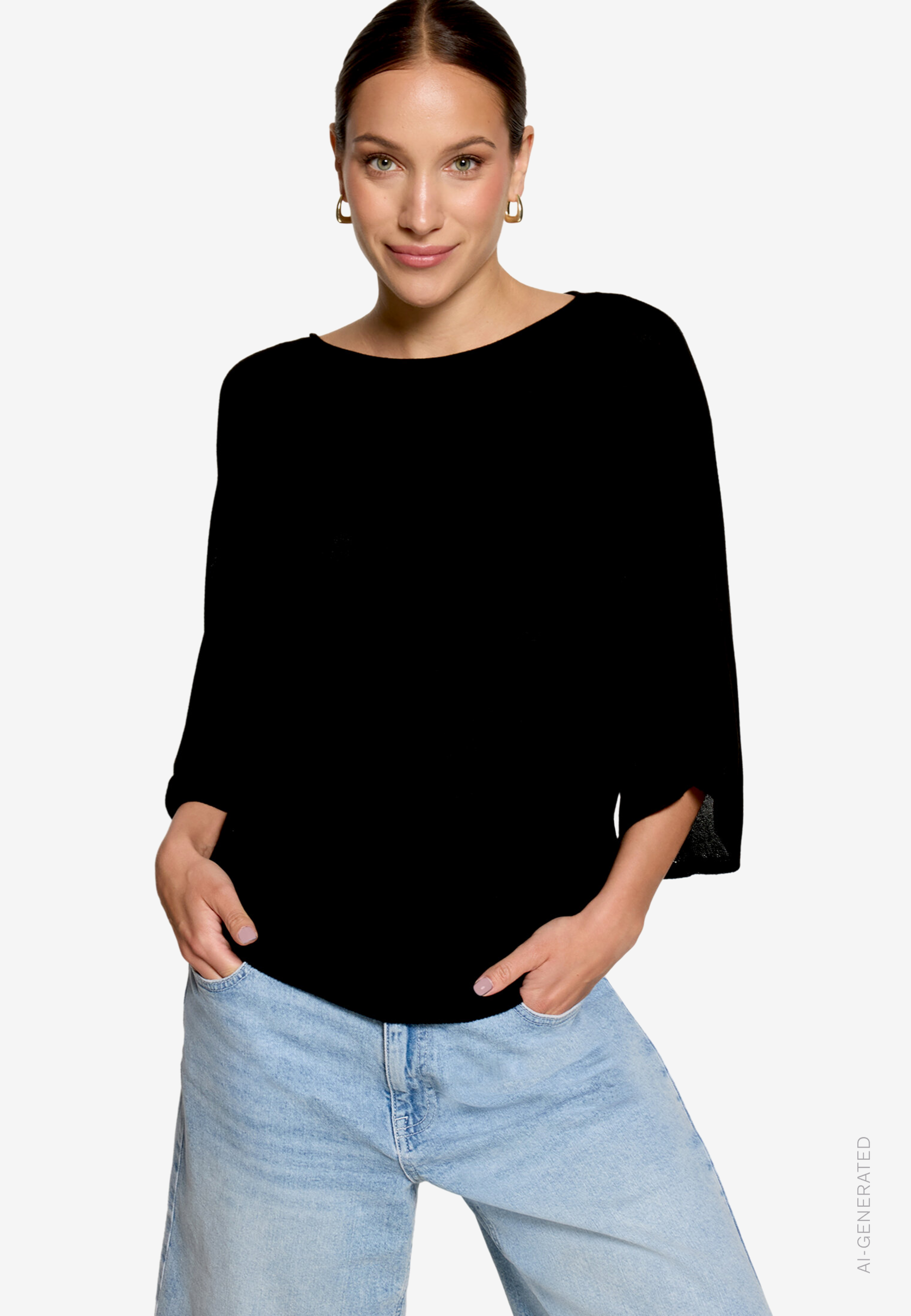 Pullover mit Fledermausärmeln