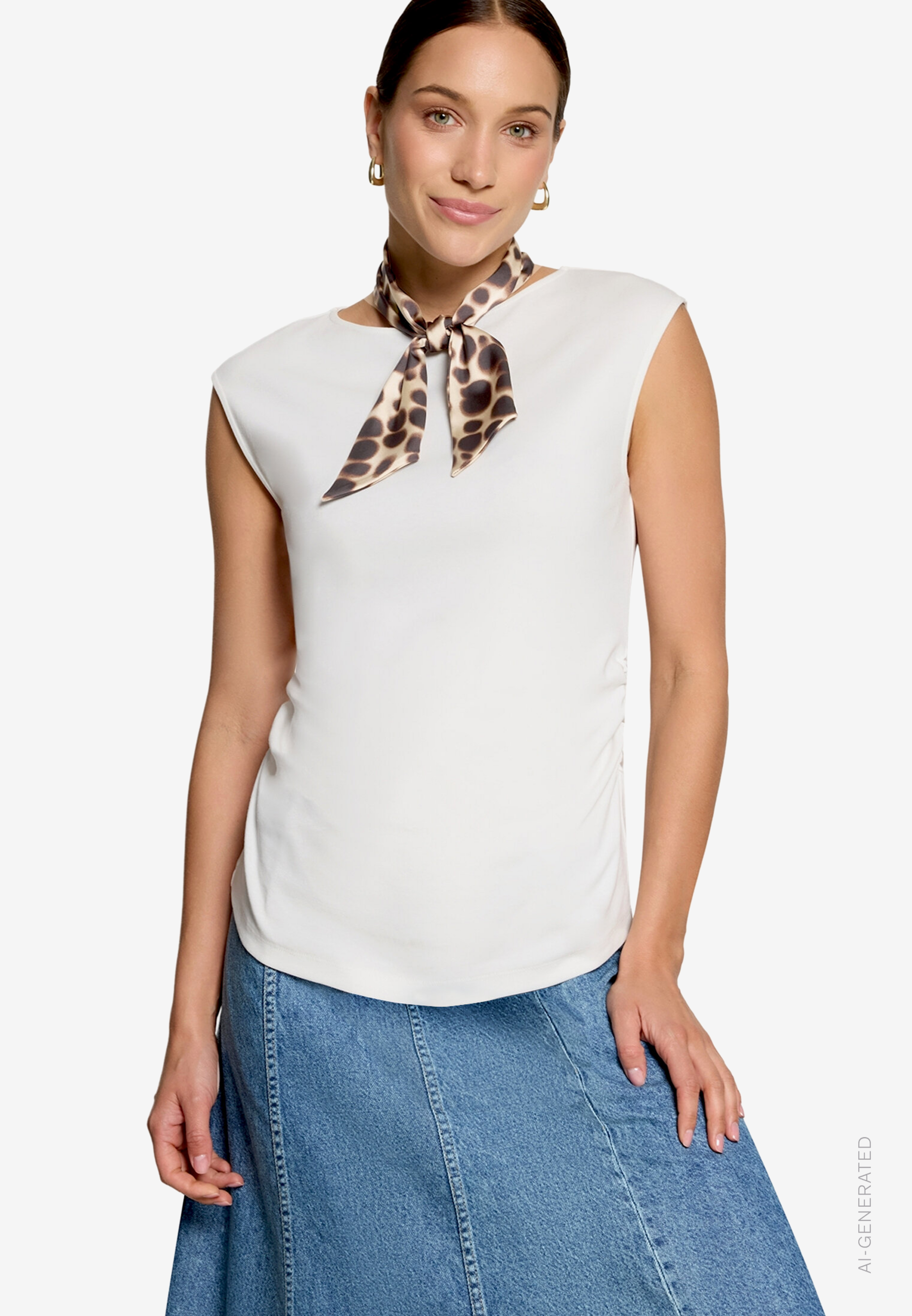 T-Shirt mit Leotuch