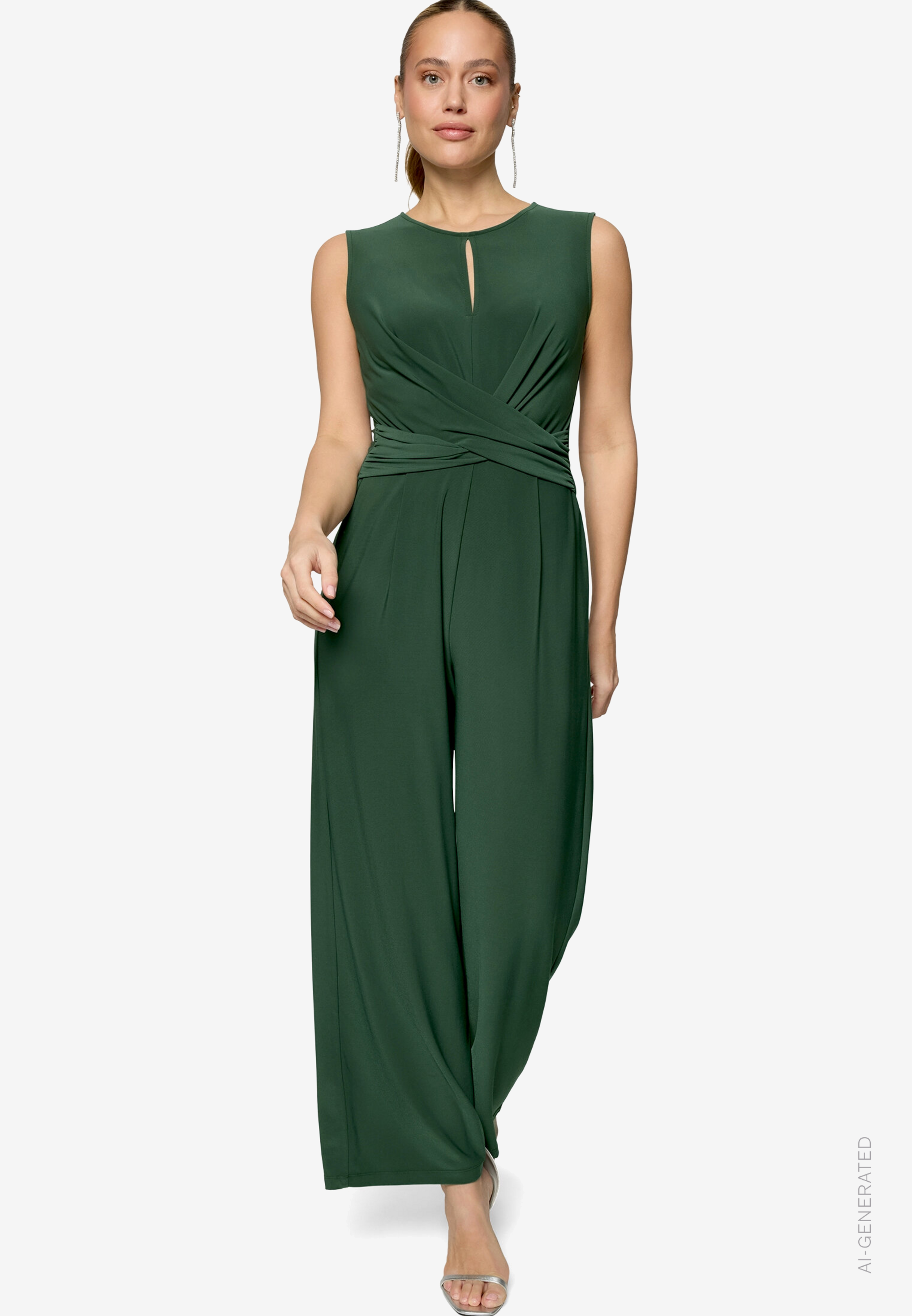 Jumpsuit mit Wickeloptik