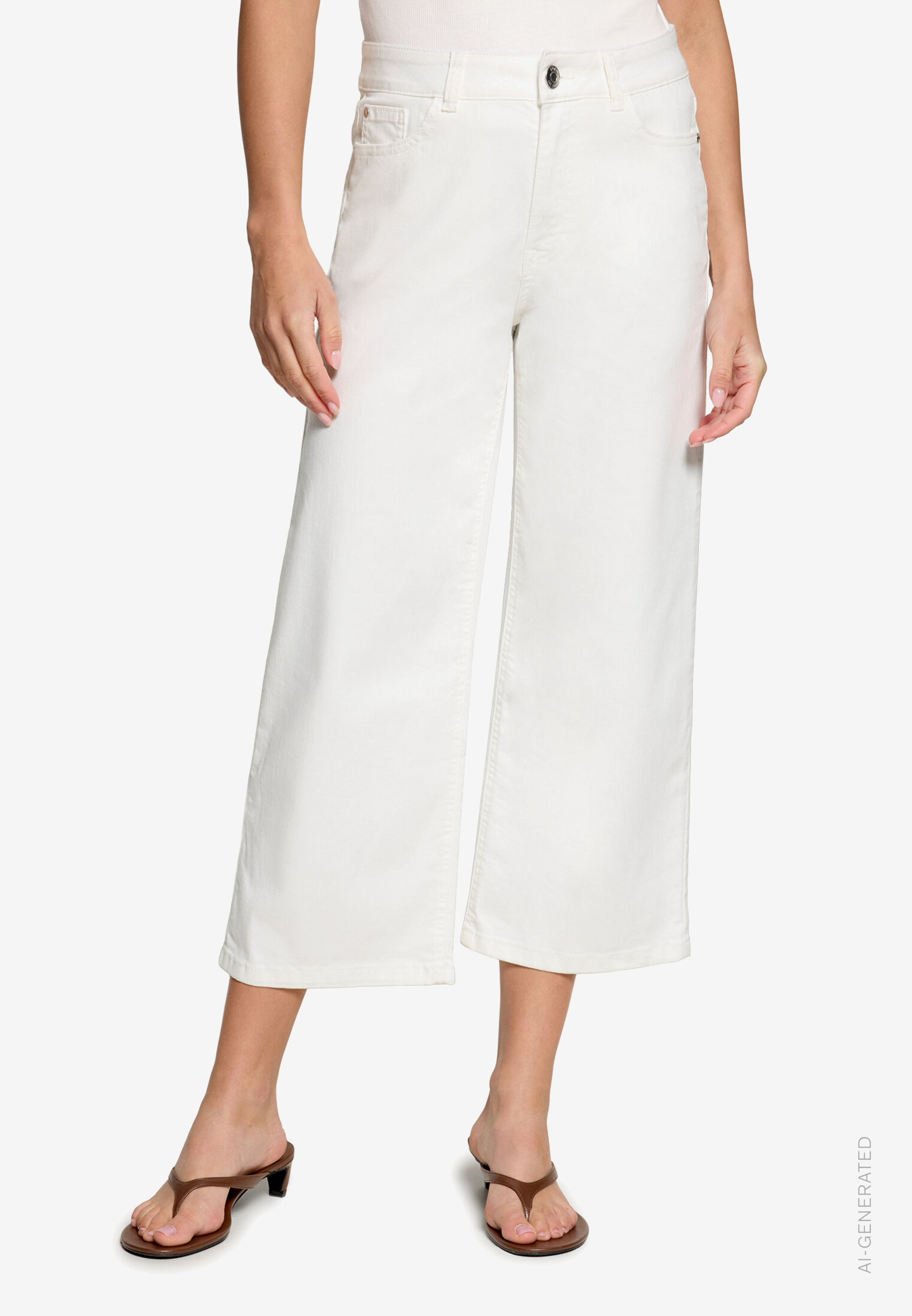 Basic-Jeans mit geradem Bein