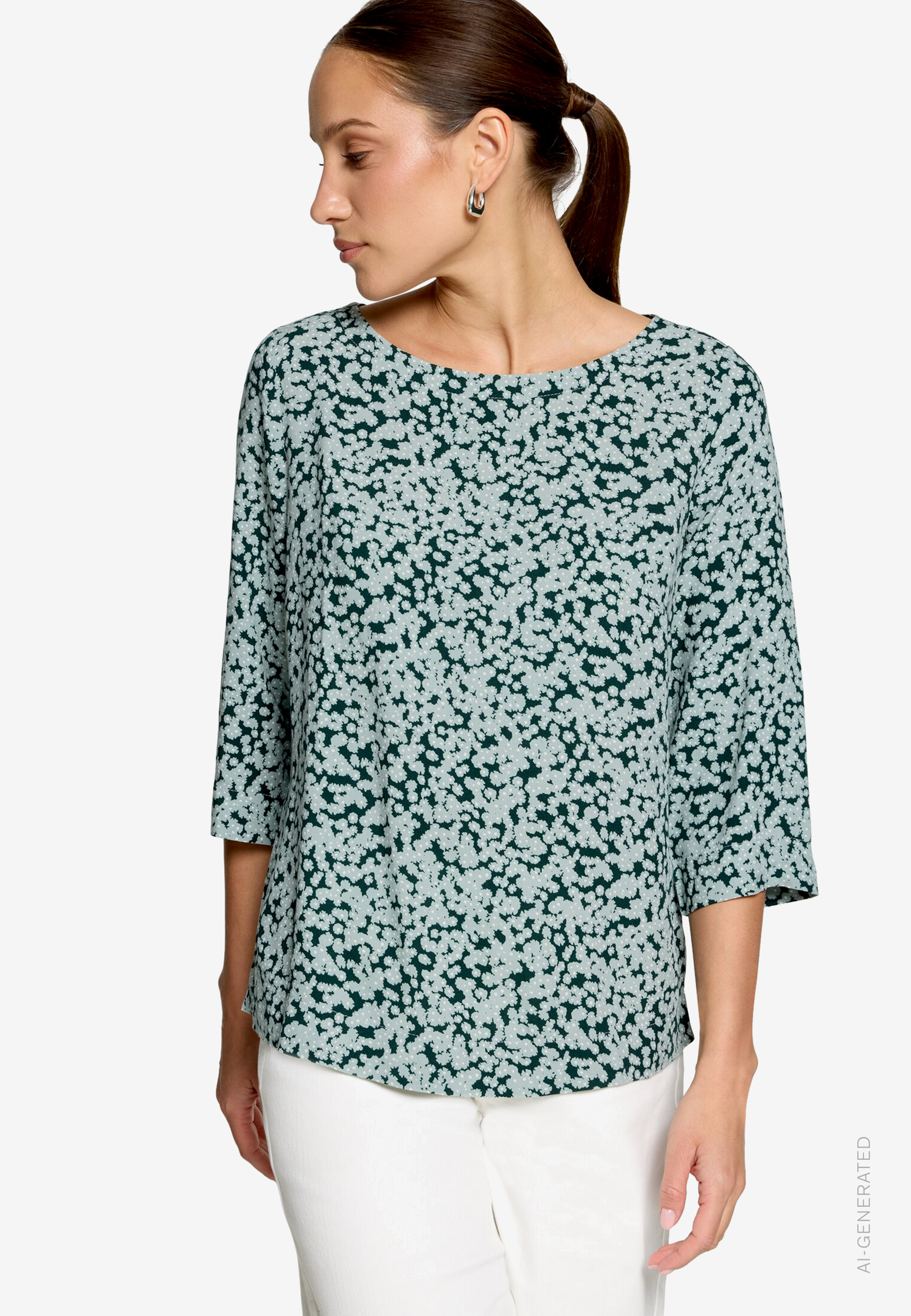 Blusenshirt mit Blumenmuster