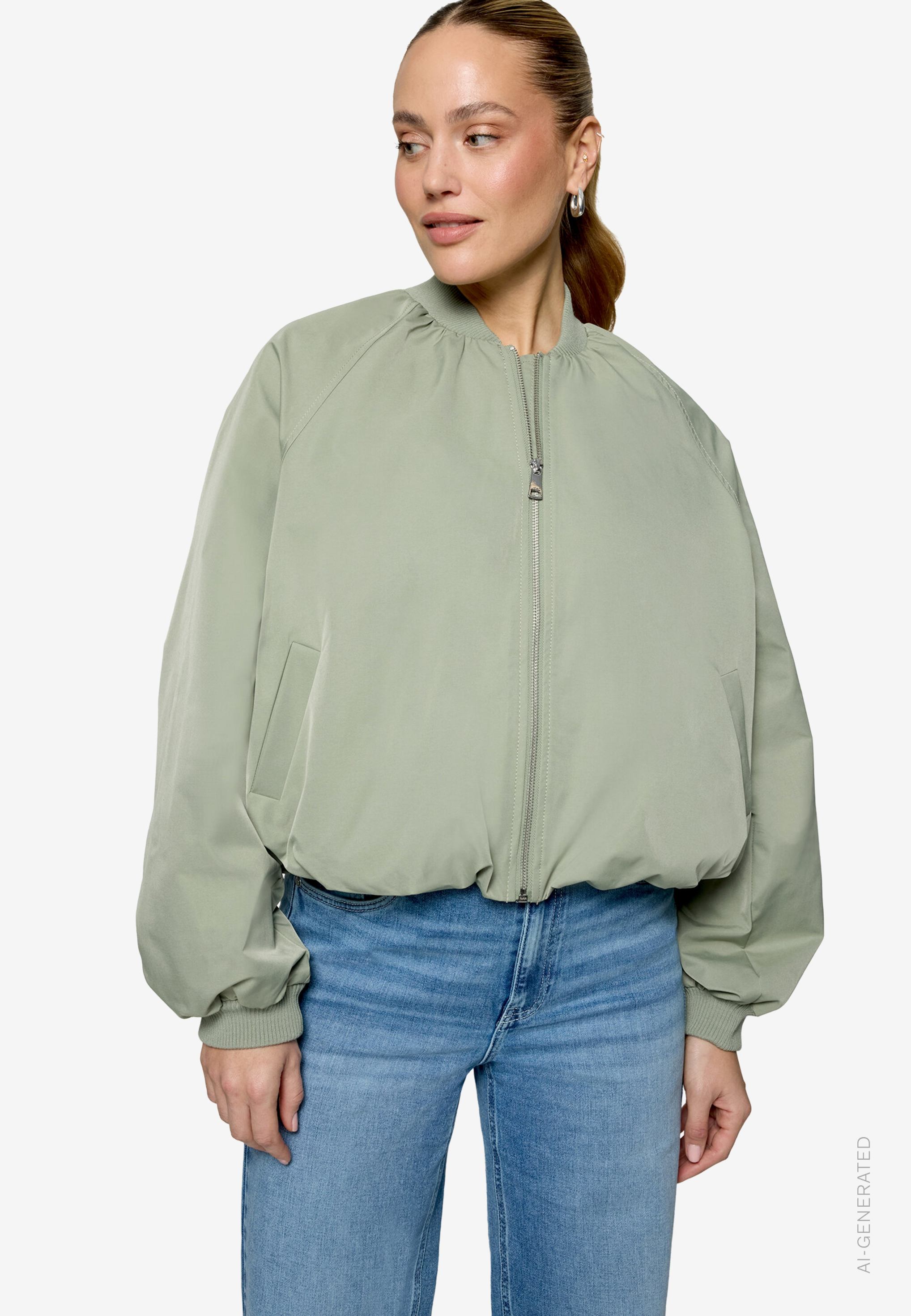 Bomberjacke Mit ReißVerschluss