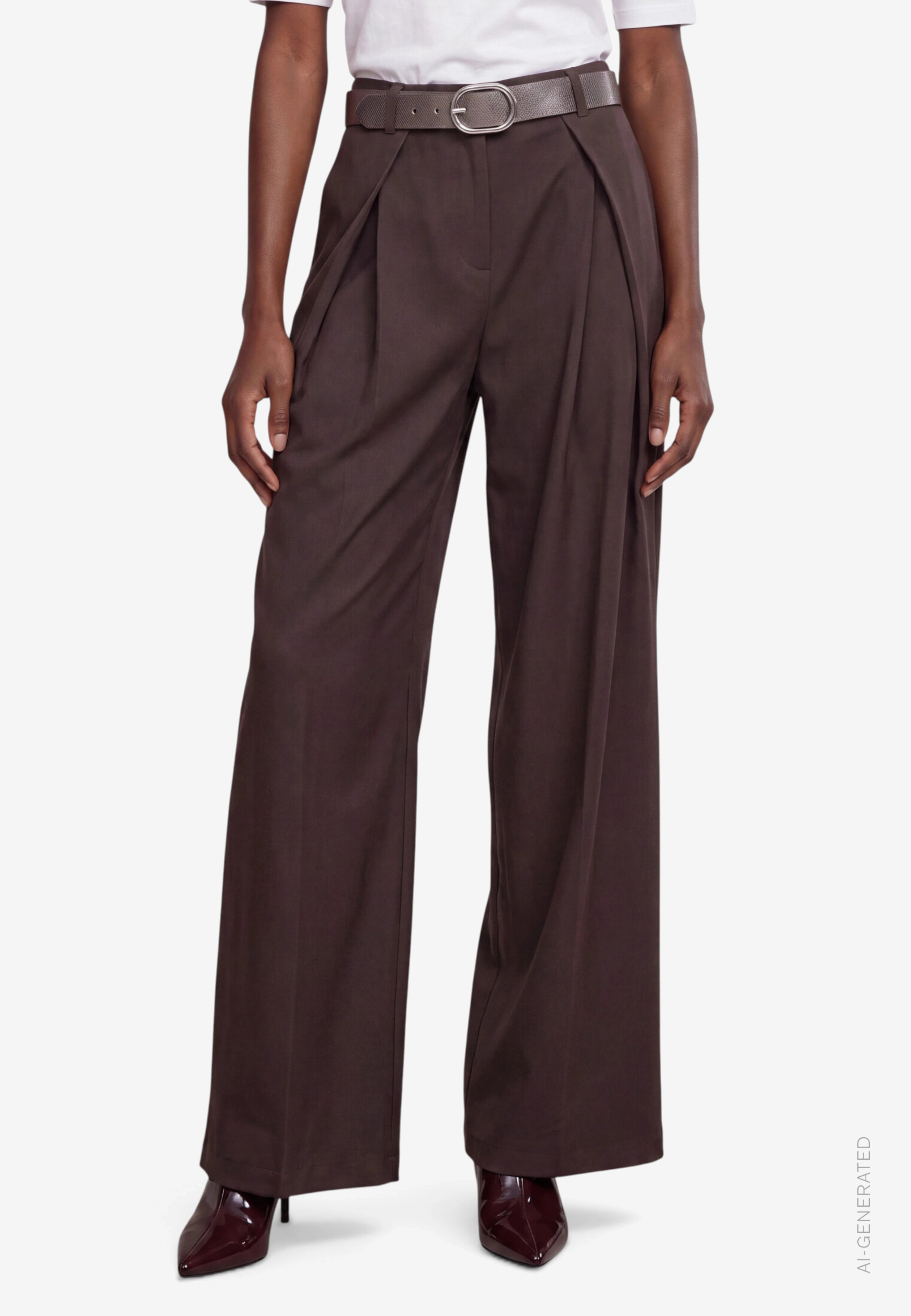 Elegante Hose mit Gürtel