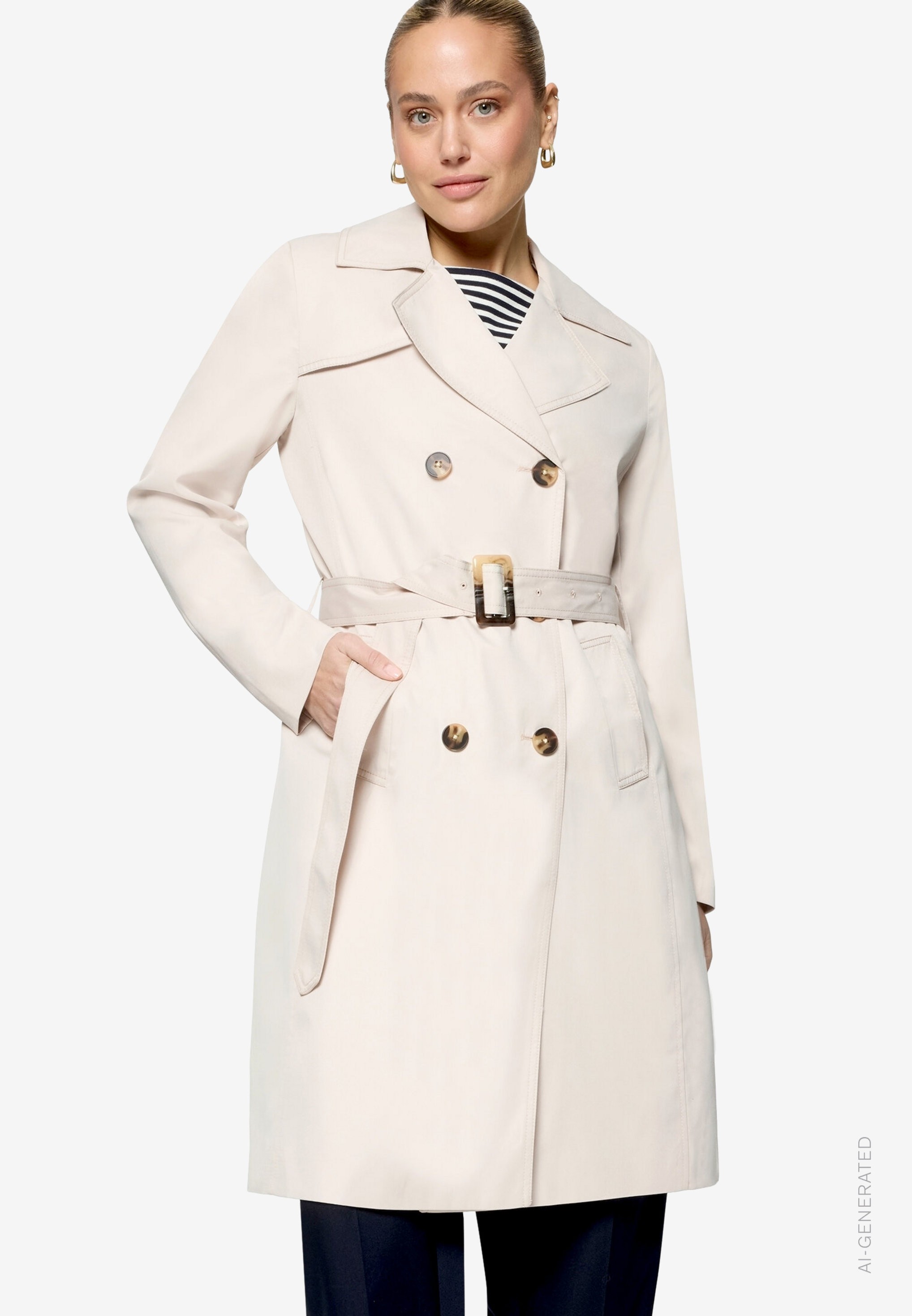 Trenchcoat mit Gürtel