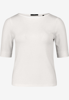 Basic Shirt  mit U-Boot-Ausschnitt