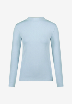 Langarmshirt mit Stehkragen