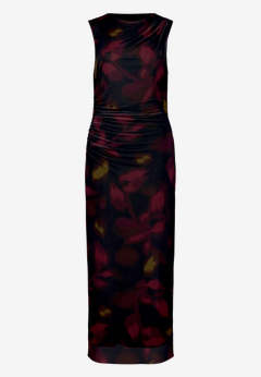 Mesh-Kleid  mit Blumen