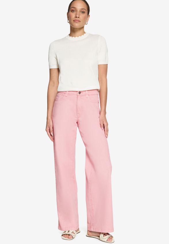 Wide-Leg Jeans  Style Witney 32 Inch  / Modellfoto Vorderseite (Outfit)