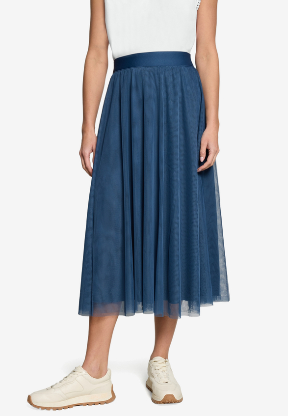 Tüllrock  Midi mit Gummibund  / Modellfoto Vorderseite