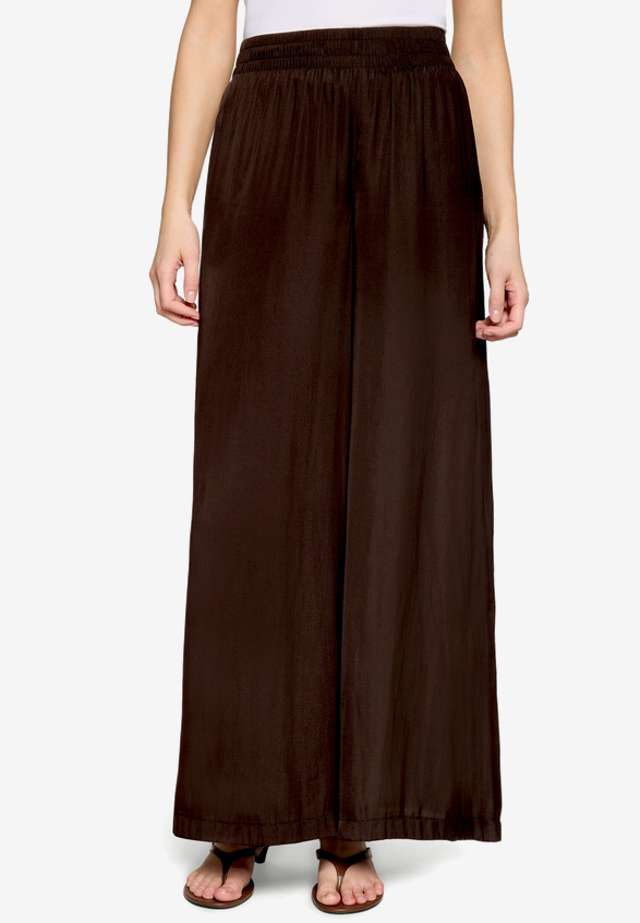 Palazzo-Hose  mit elastischem Bund 32 Inch  / Modellfoto Vorderseite