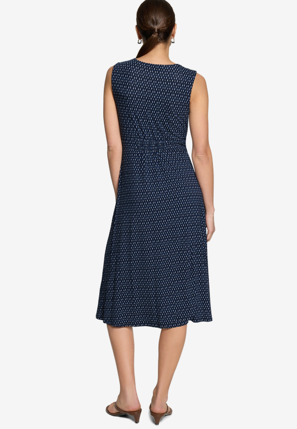 Jerseykleid mit Print / Modellfoto Rückseite