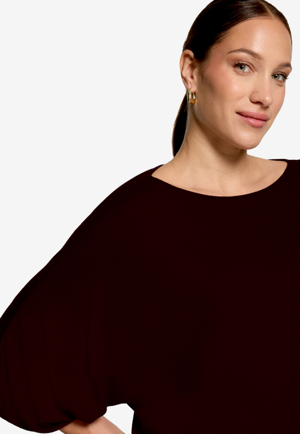 Pullover  mit Fledermausärmeln / Detailbild