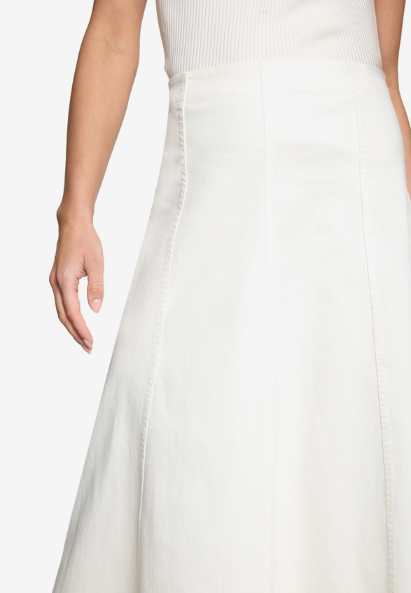 Denimrock  mit A-Linie Maxi / Detailbild