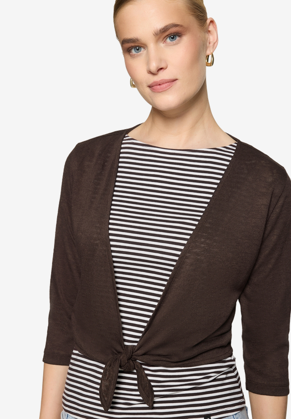 Bolero 3/4 Arm zum Binden  / Detailbild