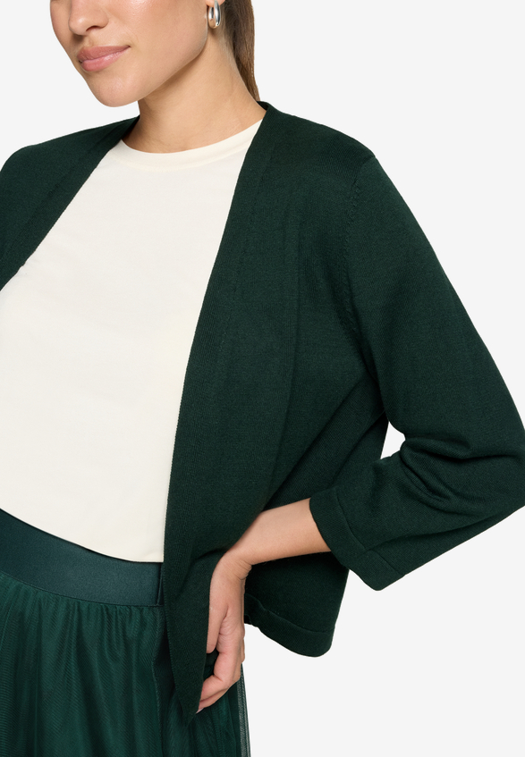 Feintrickjacke kurz 3/4 Arm / Detailbild