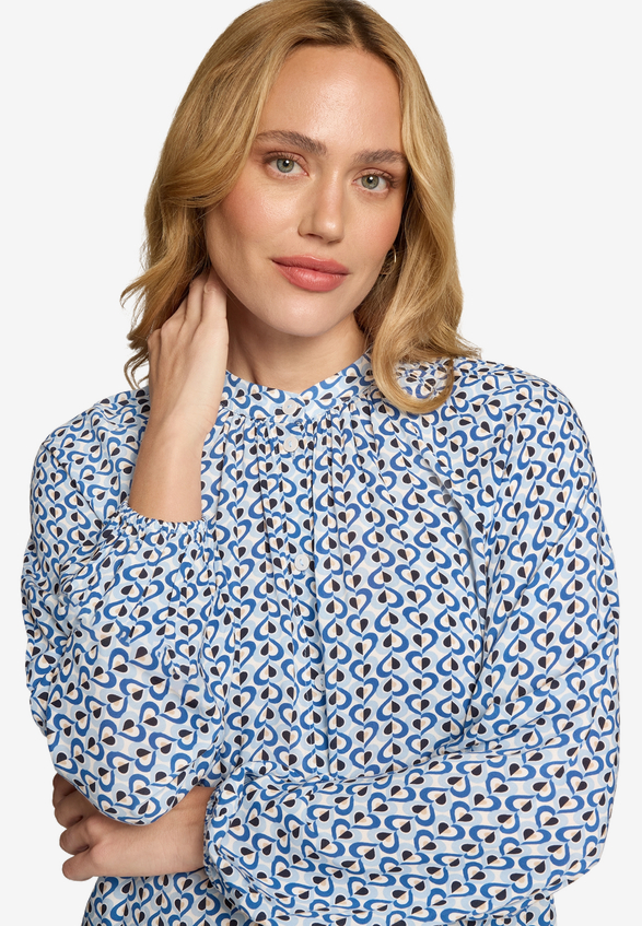 Bluse mit grafischem Print / Detailbild