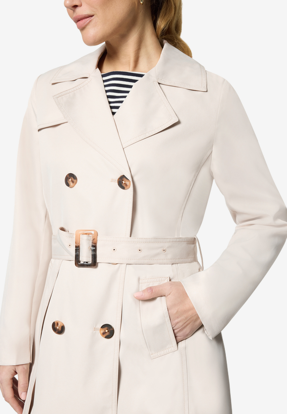 Trenchcoat  mit Gürtel / Detailbild