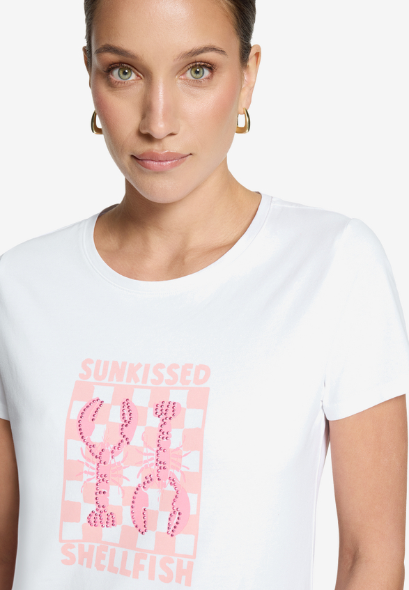 T-Shirt mit Frontprint / Detailbild
