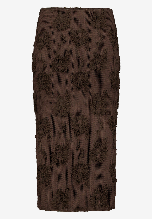 Strickrock  Midi mit Gummibund  / Vorderseite