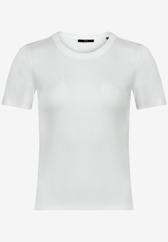 Basic-T-Shirt mit Rundhalsausschnitt  / Vorderseite