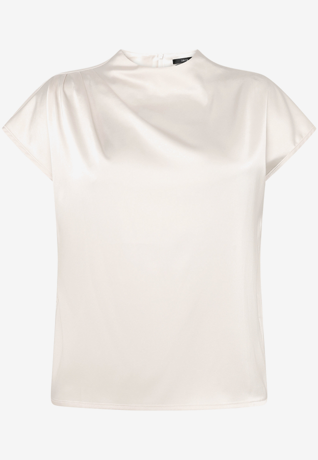 Satinbluse  mit Stehkragen / Vorderseite
