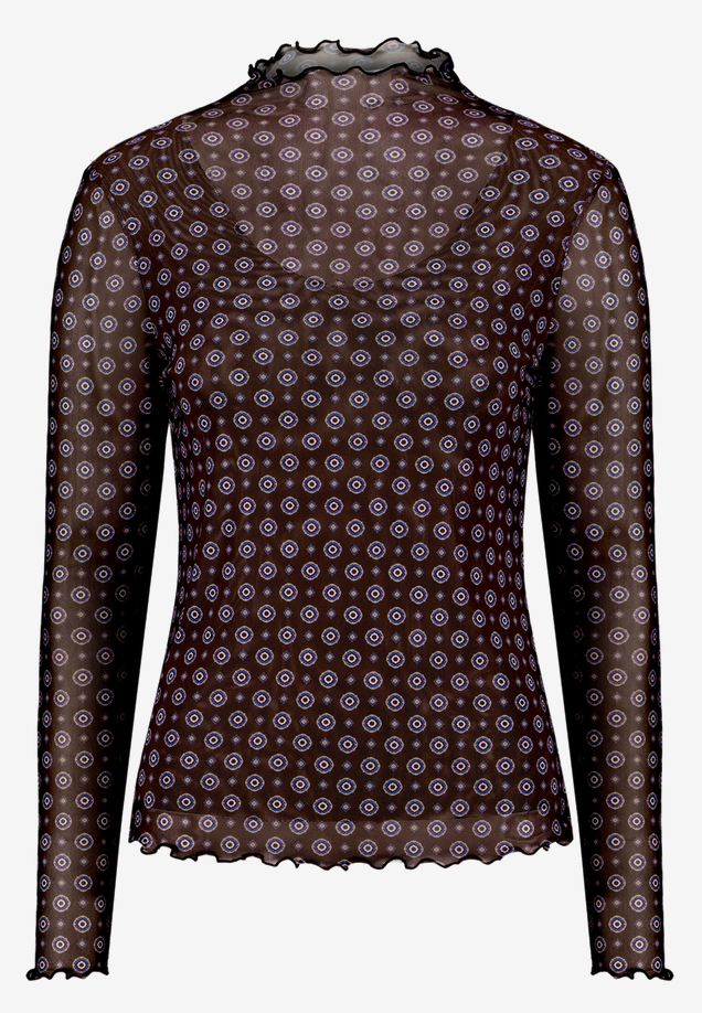 Halbarm-Shirt mit Muster / Vorderseite