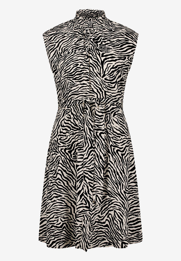 Midikleid  mit Zebraprint  / Vorderseite