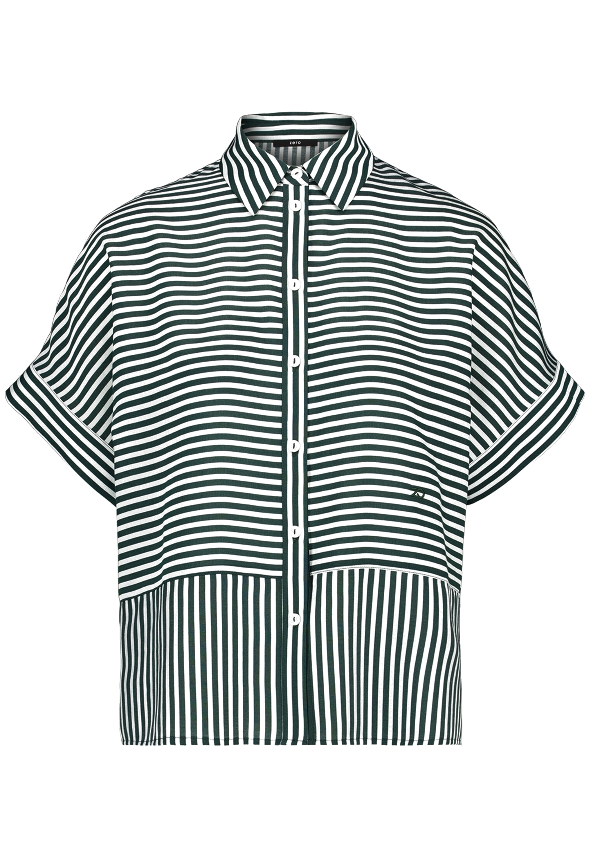 heine Klassische Bluse Gestreifte Bluse, Rücken mit modischer Kellerfalte heine Klassische Bluse Gestreifte Bluse, Rücken mit modischer Kellerfalte